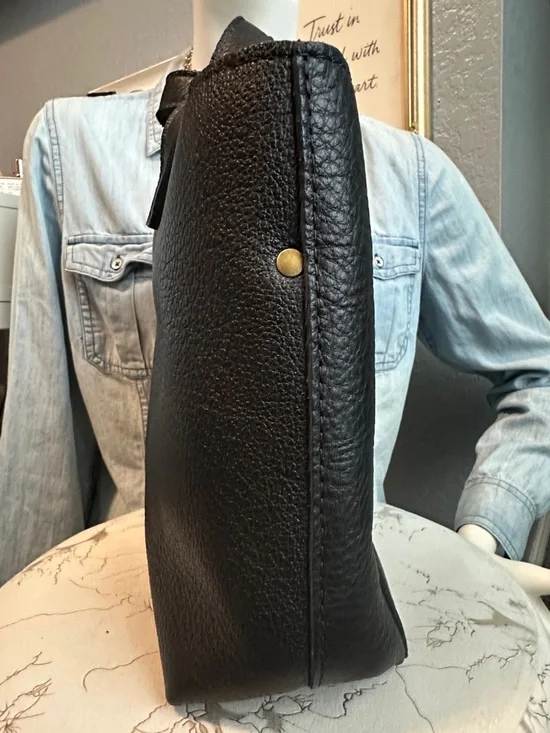 PLG Mini pebbled black Crossbody tote NEW - Picture 8 of 11